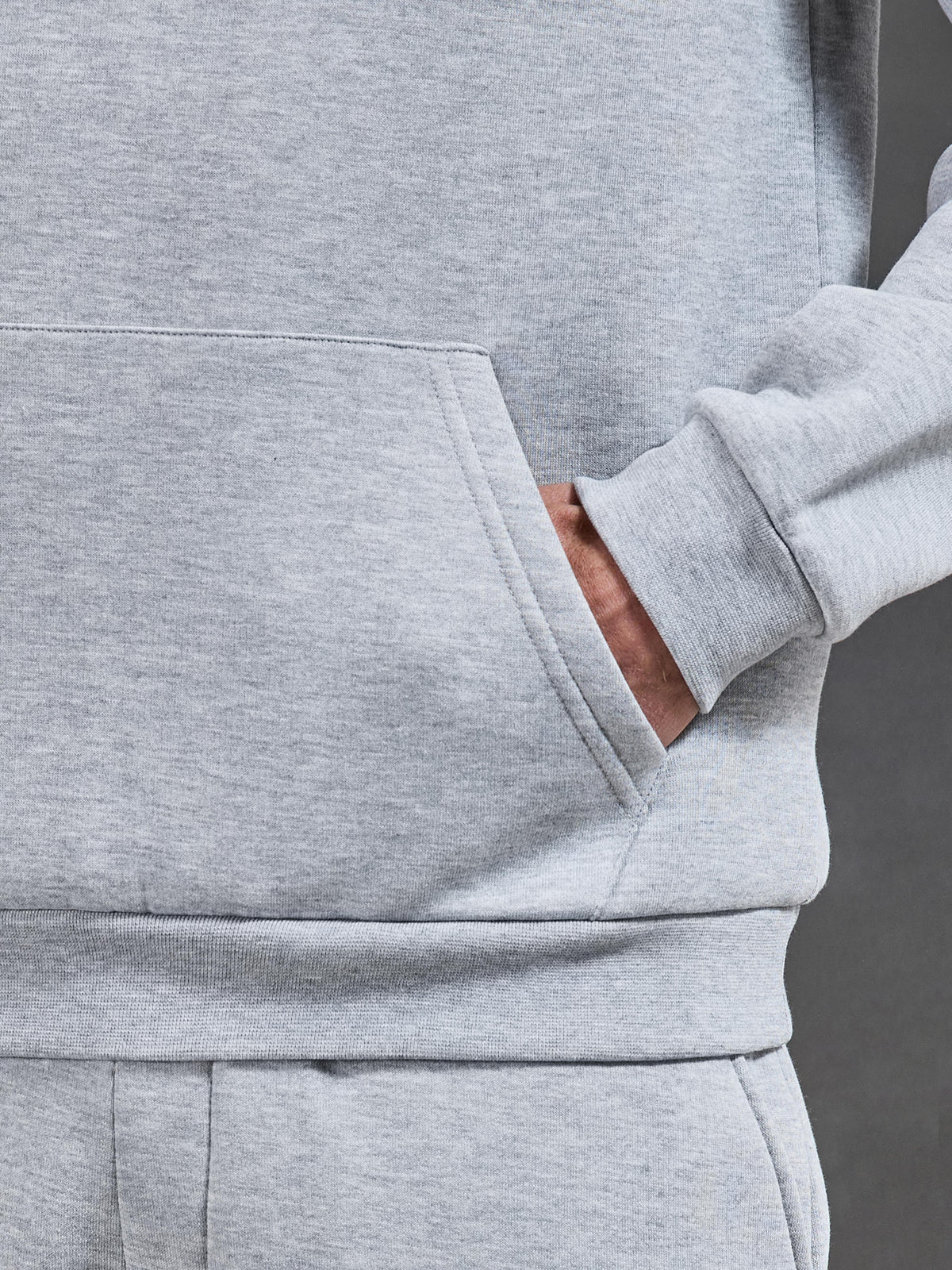 Essential Hoodie in Marl Grey