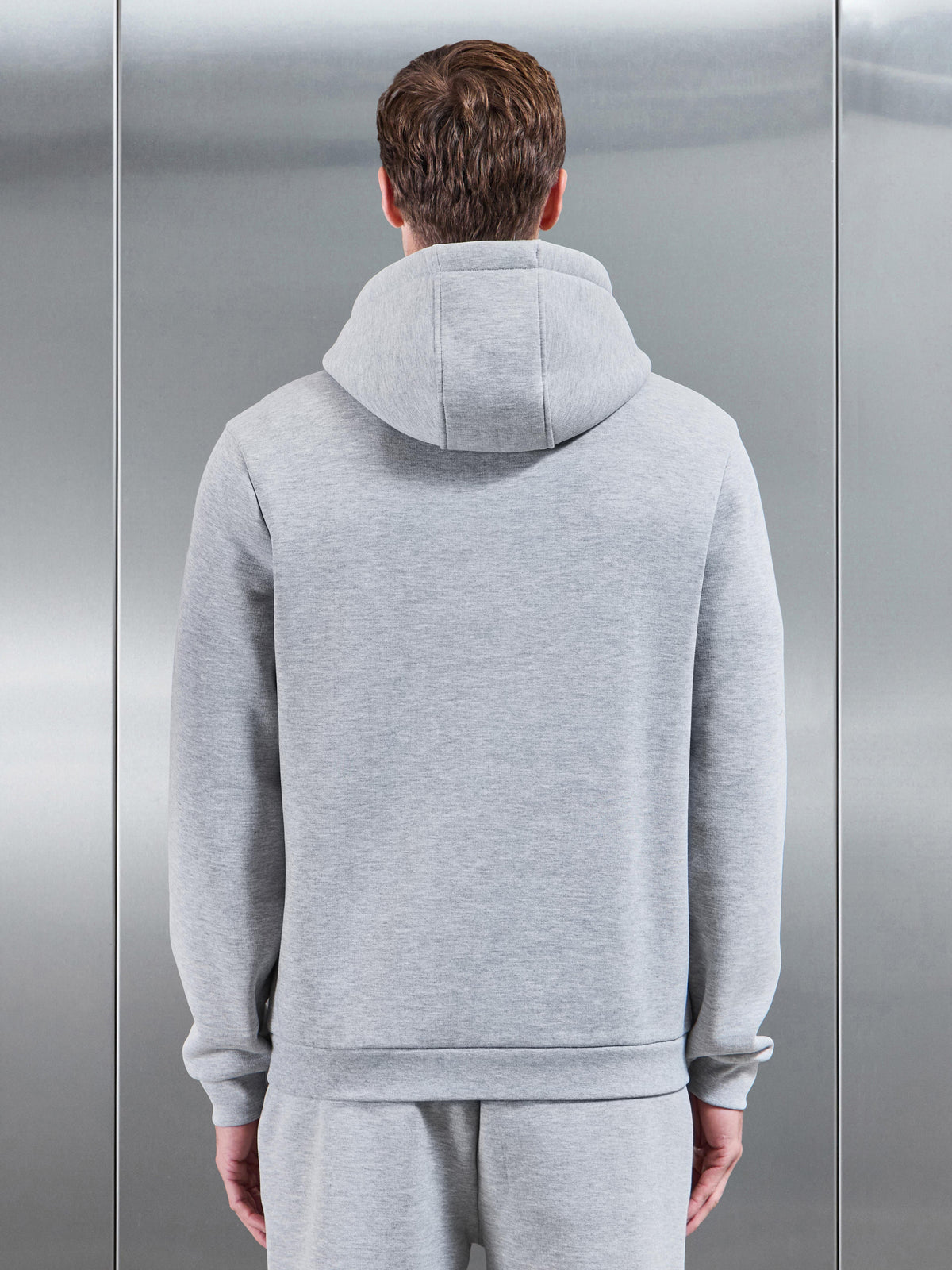 Essential Hoodie in Marl Grey