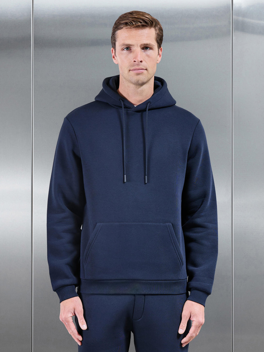 Essential Hoodie in Navy