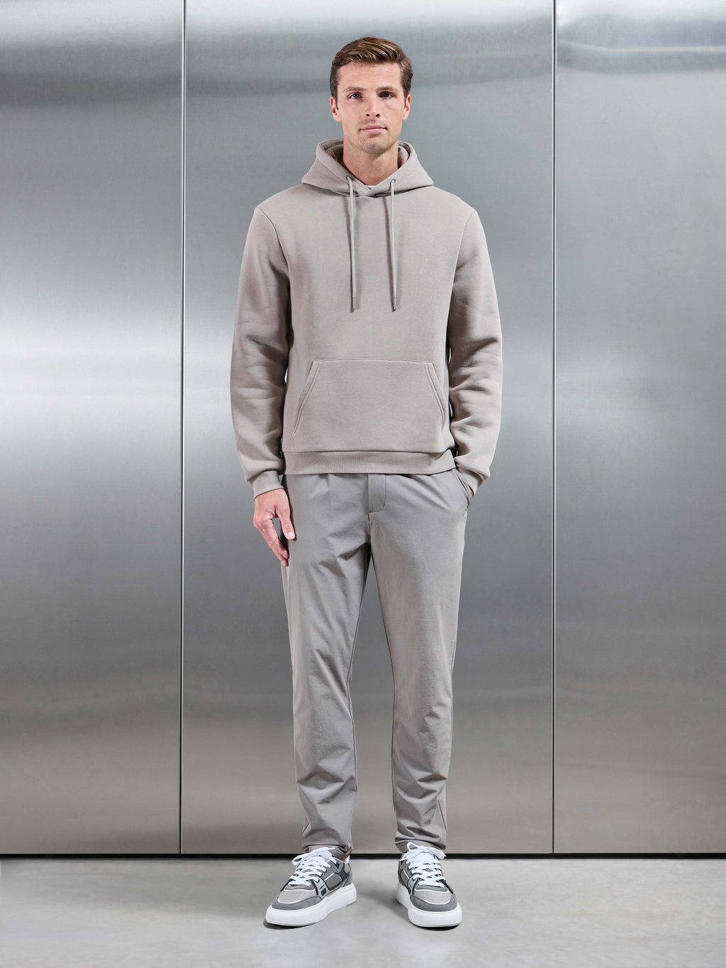 Essential Hoodie in Stone