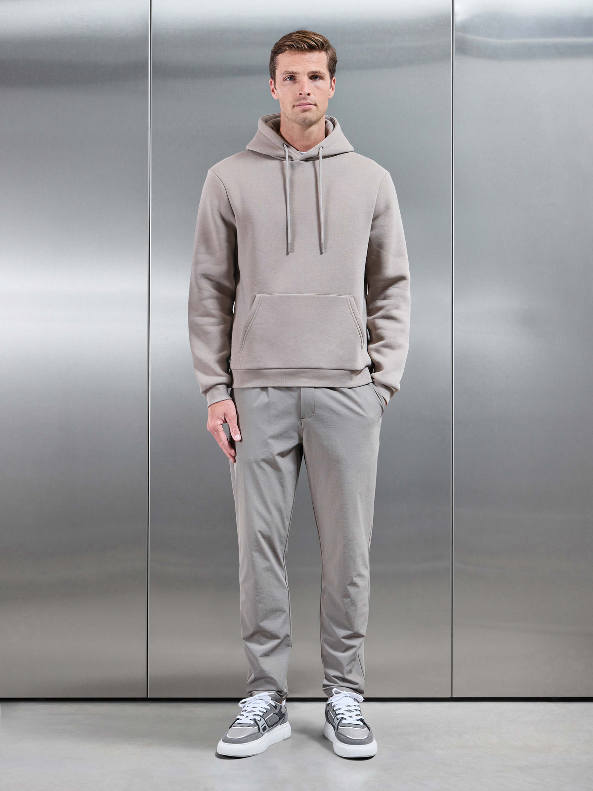 Essential Hoodie in Stone