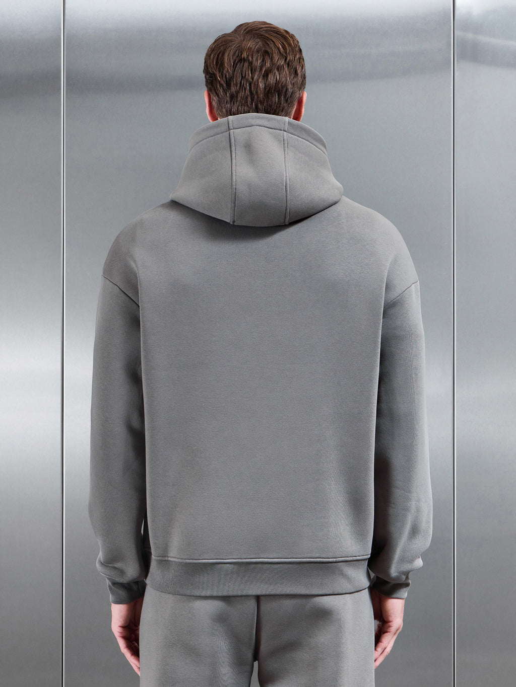 Essential Relaxed Hoodie in Grey