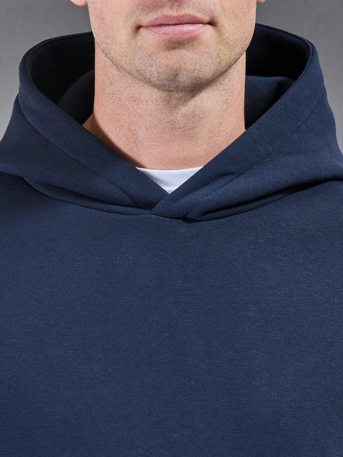 Essential Relaxed Hoodie in Navy