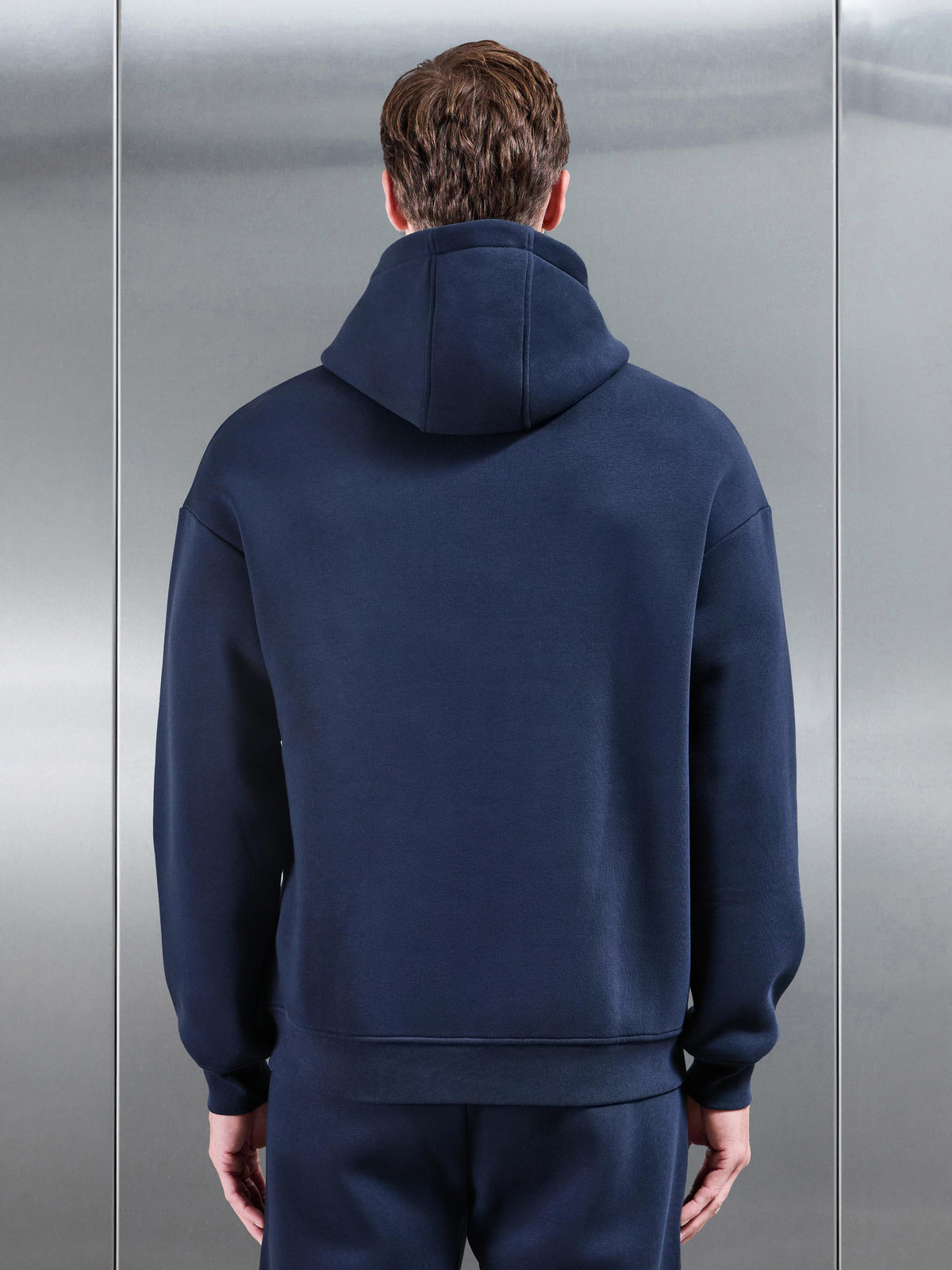 Essential Relaxed Hoodie in Navy