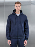 Essential Zip Hoodie in Navy