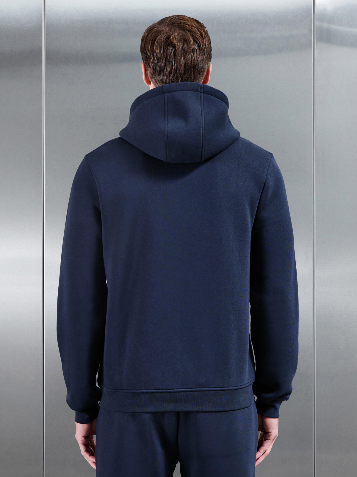 Essential Zip Hoodie in Navy