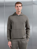 Interlock Jersey Essential Hoodie in Taupe