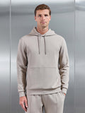 Interlock Jersey Hoodie in Stone