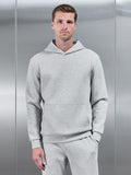 Interlock Jersey Essential Hoodie in Marl Grey
