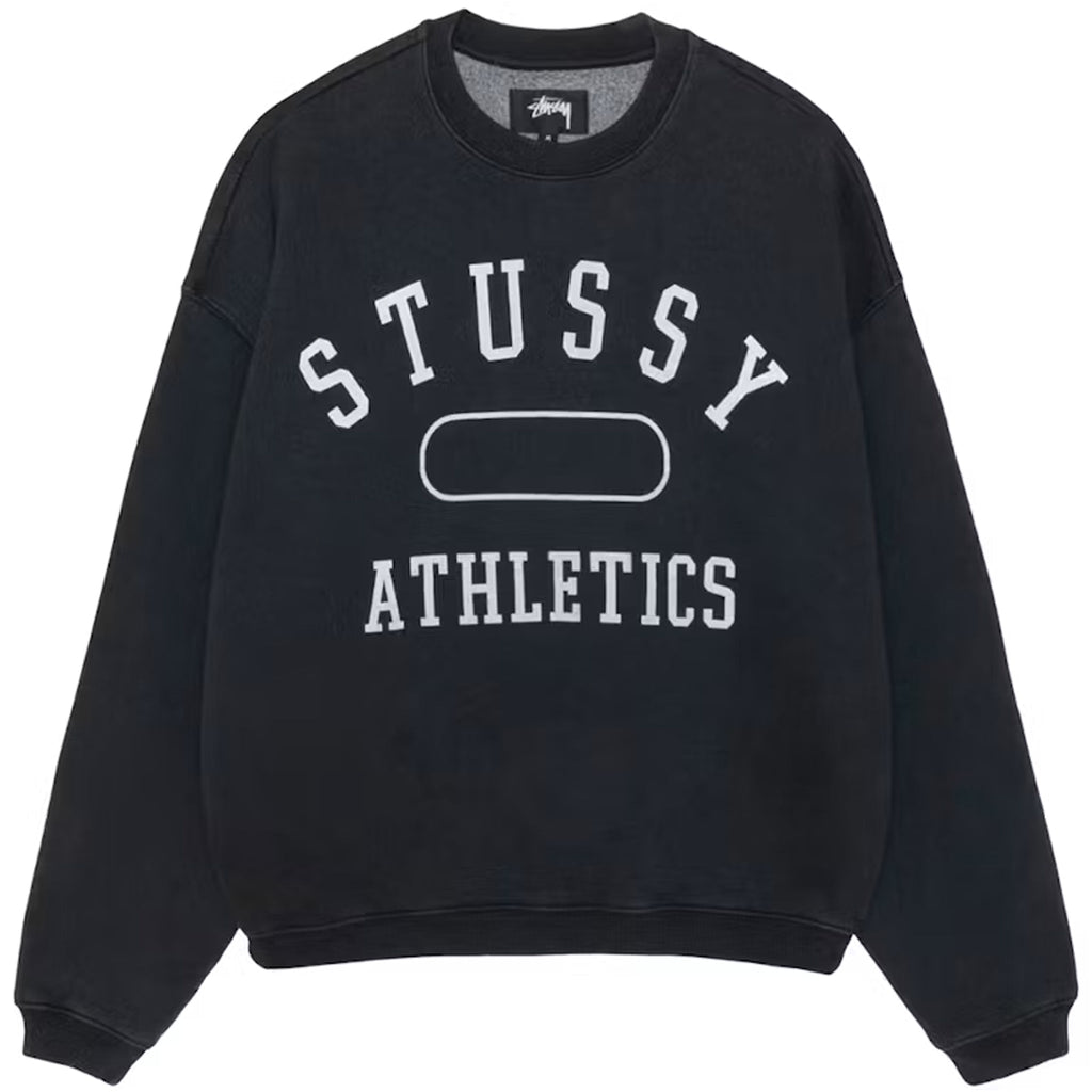 Stussy Athletics Crew (Washed Black)